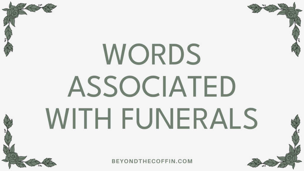 words associated with funerals